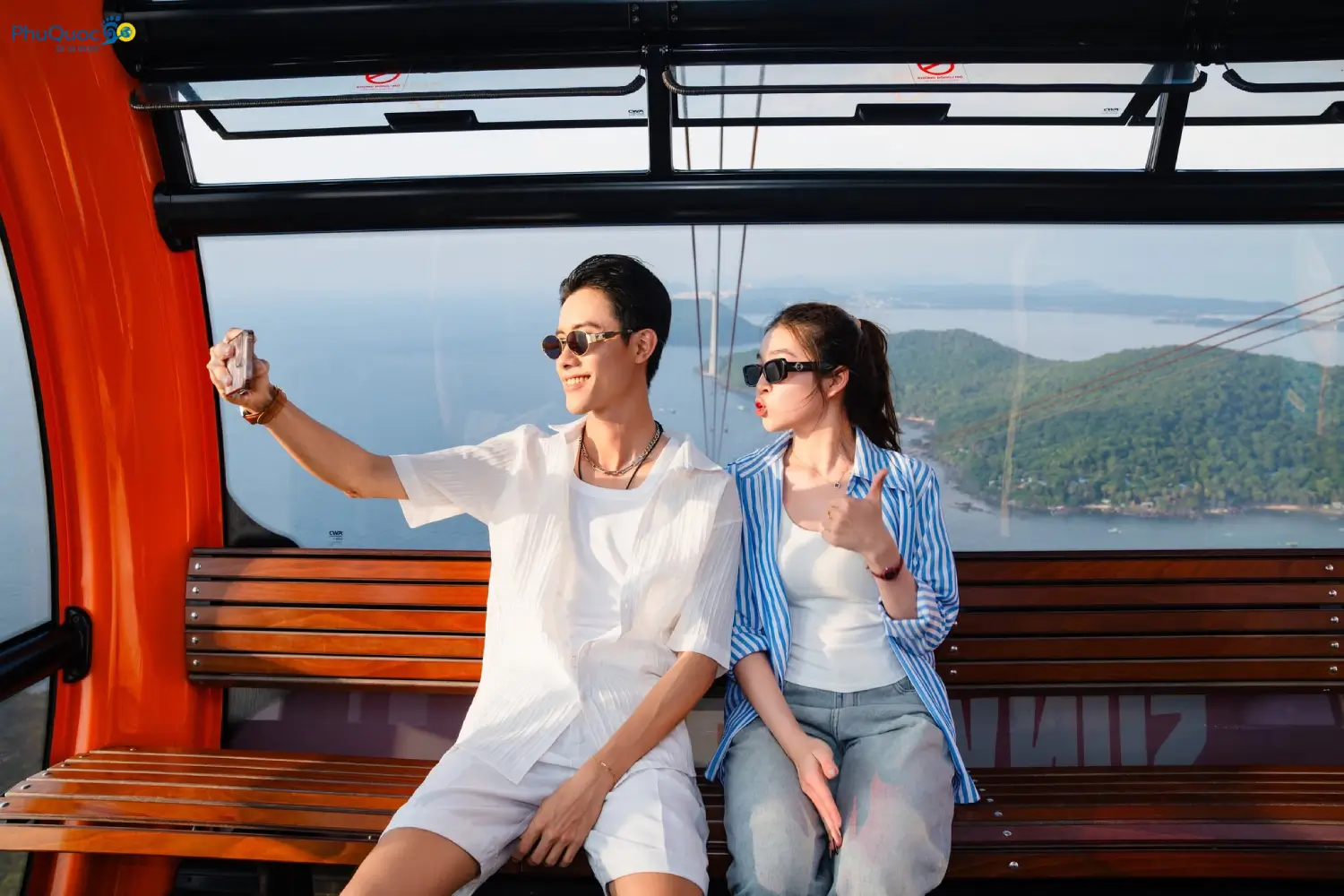 góc nhìn từ cáp treo hòn thơm ngắm quần đảo an thới phú quốc từ trên cao