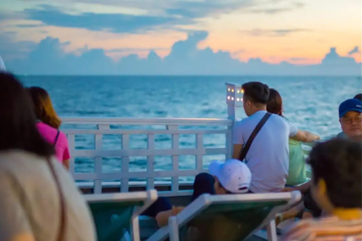 Watching the sunset and night squid fishing on Phu Quoc island