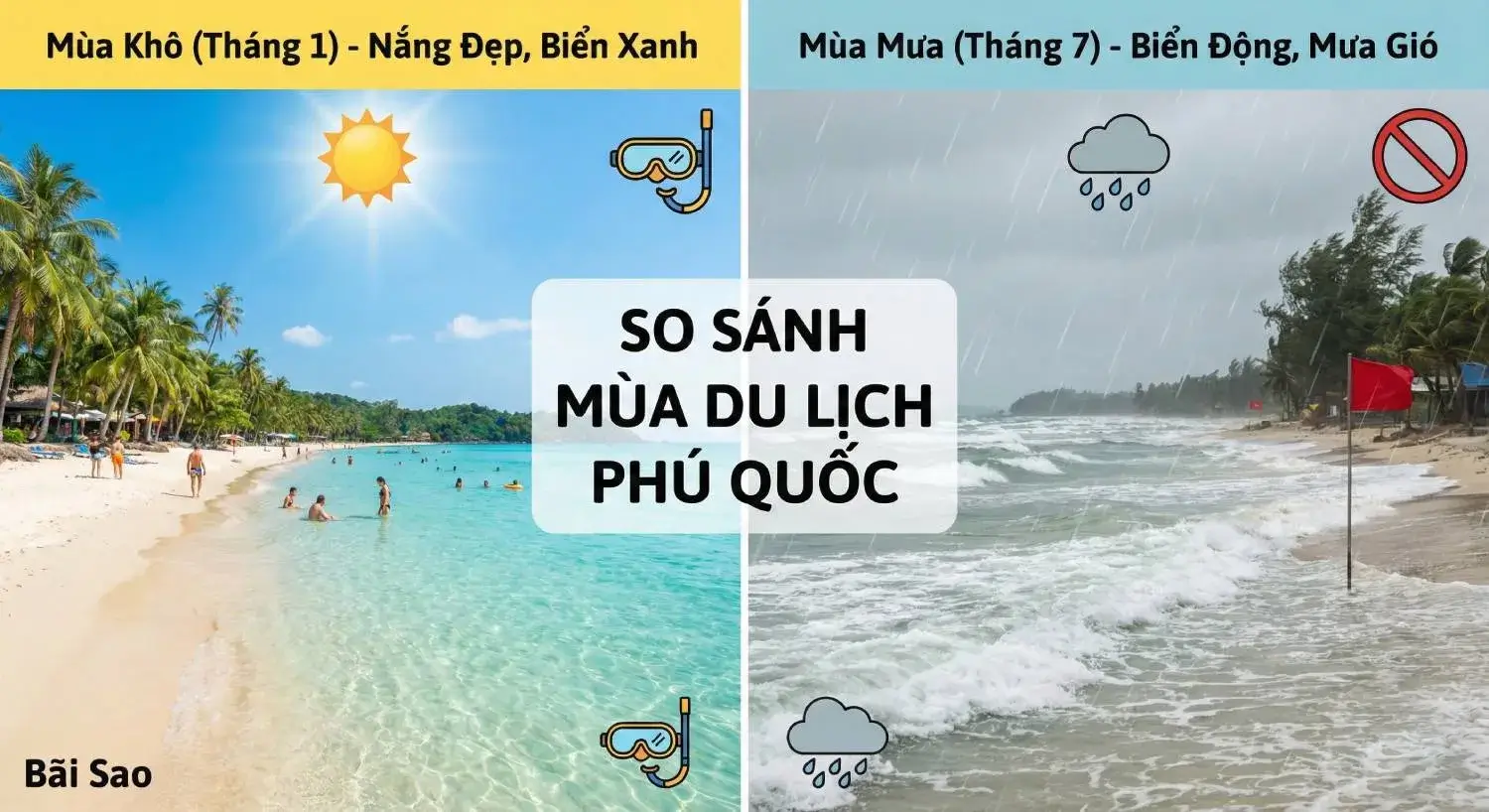 Thời điểm đẹp nhất đi du lịch Phú Quốc