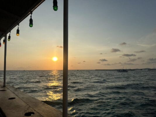 Real photos of customer Phạm Minh Huy joining Phu Quoc squid fishing tour