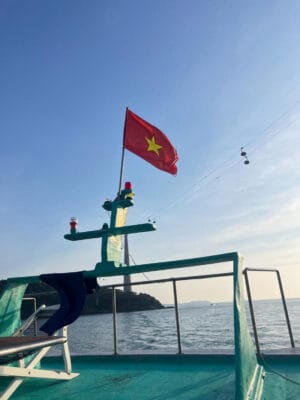 Hình ảnh thực tế đi Tour Tàu Gỗ Phú Quốc của khách hàng Amy Sullivan