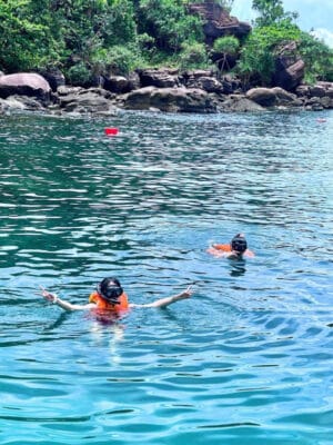 Hình ảnh thực tế đi Tour Tàu Gỗ Phú Quốc của khách hàng Phan Bảo Ngọc