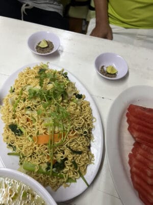 고객 Nguyễn Thị Liễu님이 푸꾸옥 오징어 낚시 투어에 참여한 실제 사진